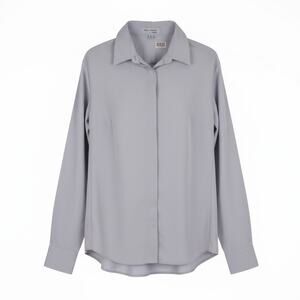 Doc & Amelia by Cintas Long Sleeve Invisible Button Up Shirt Women's 3X